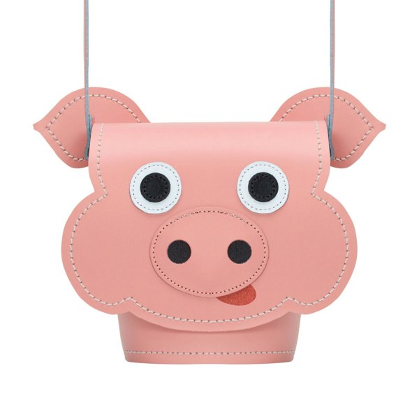 Polly Pig Leather Bag - Novelty Bag - Zatchels