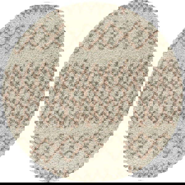 Moroccan Beige Ivory rug non-shedding, pet-friendly, and easy to clean