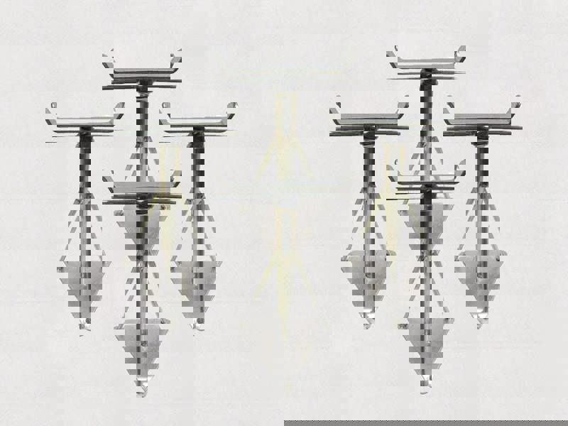 Static Caravan Axle Stands Very Large X4 (Extra Wide Mobile Home Support 18" - 24")