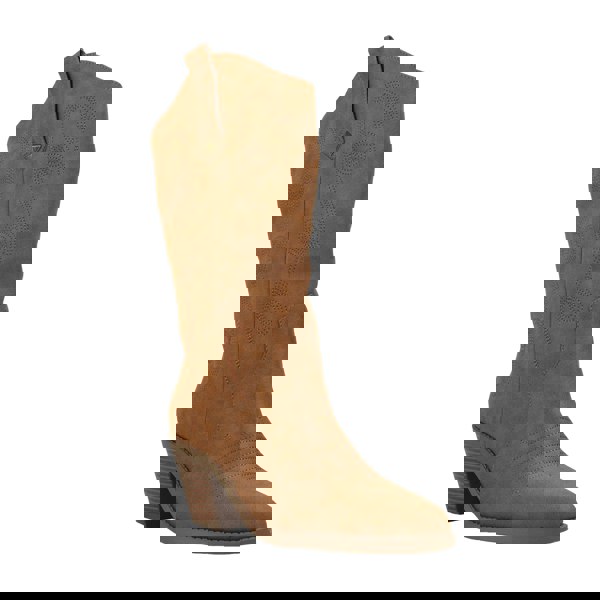 Rocket Dog Women's Feria Embroidered Cowboy Boots - Walnut