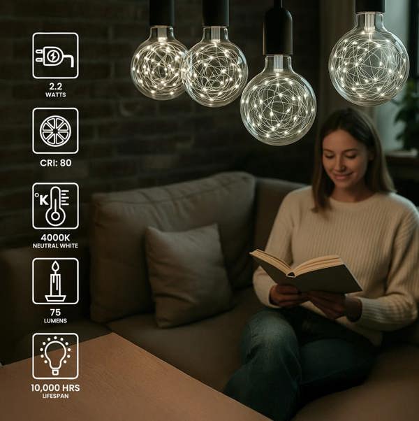 BELL Lighting E27 LED Globe Fairy Bulb Decorative Light