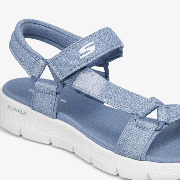 Skechers 141451/BLU Ankle Strap Sandals Sandals   in  Blue