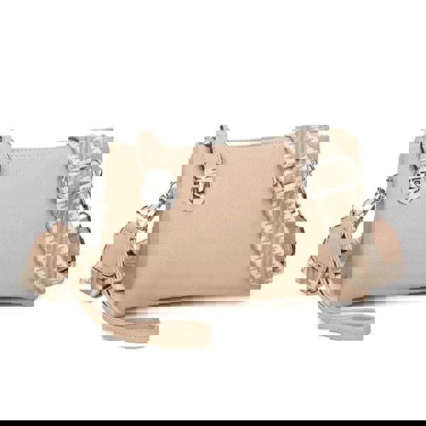 Love EMVY Embolden Collection Faux Leather Crossbody Bag with Wrist Strap