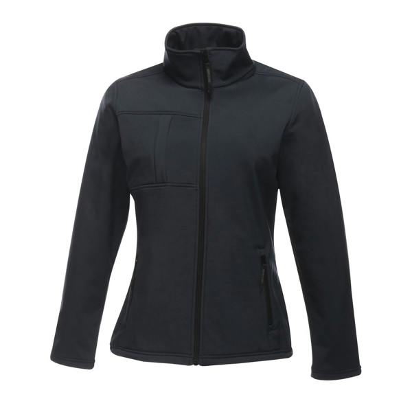 Regatta Womens/Ladies Octagon II Waterproof Soft Shell Jacket - Navy/Seal Grey - 