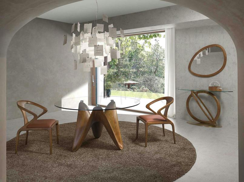 Angel Cerdá Organic Walnut Wall Mirror 3245