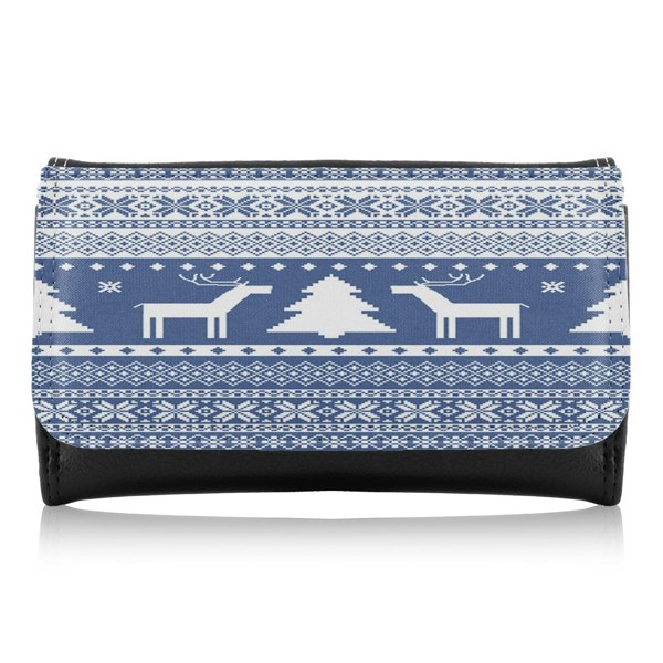 Benjamin Tate Design Knitted Ornamental Pattern Dining Maxi Purse