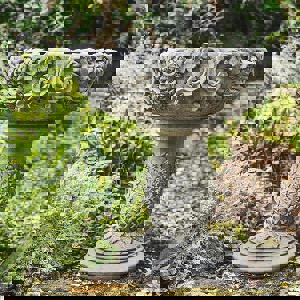 Large Detailed Stone Cast 'Gothic Vase'