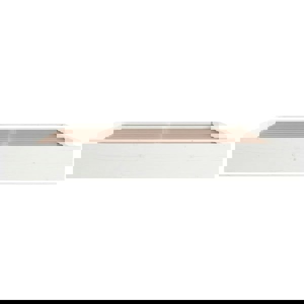 Berkfield Bed Frame White 160x200 cm Solid Wood