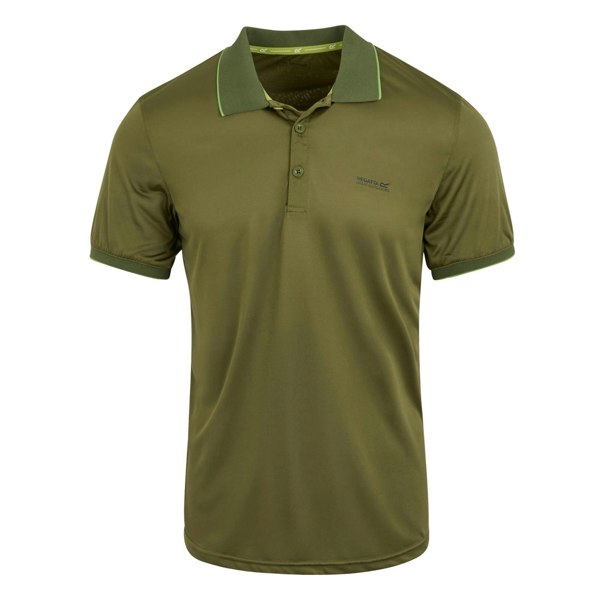 Regatta Mens Remex II Polo Shirt - Nephrite Green Solid