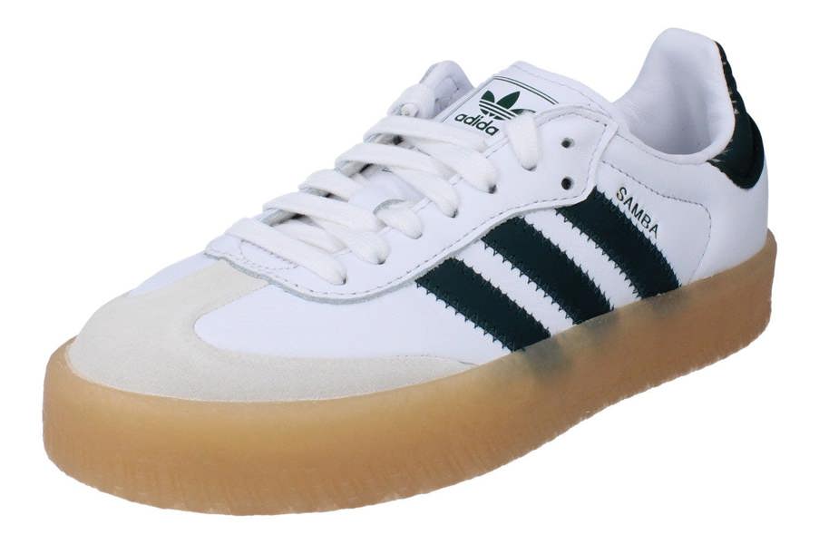 Adidas Originals Sambae Womens Trainers Sneakers  JQ0983 - White Off White Green JQ0983 - Photo 0