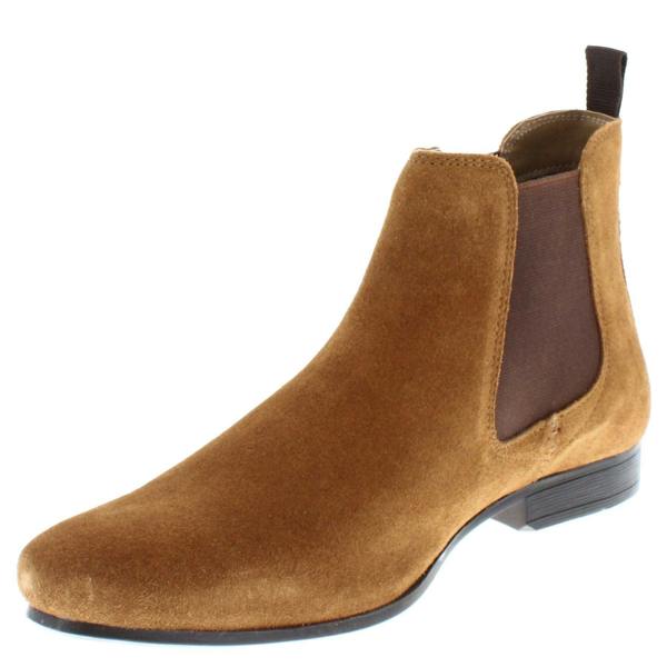 Thomas Crick Red Tape Crick Stanway Suede Pointed Leather Mens Ankle Chelsea Boots