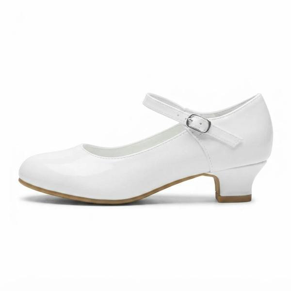 Spot On Girls Spot On Mid Heel Buckle Strap Shoe H3090