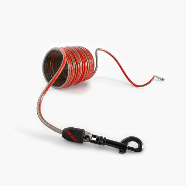 EzyDog Track 'N' Train Slimline Long Line Dog Lead in Red