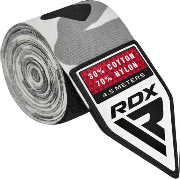 RDX Sports HAND WRAPS CAMO GRAY PLUS