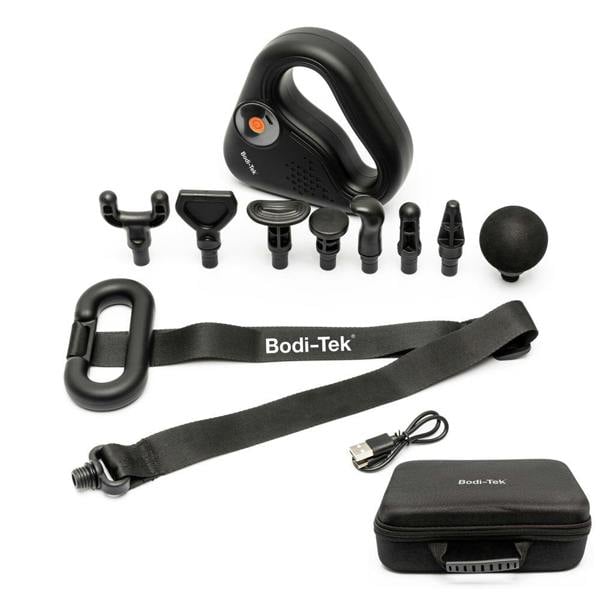 Bodi-Tek SPORTS PERCUSSION MASSAGE GUN WITH LATERAL ACTION BELT