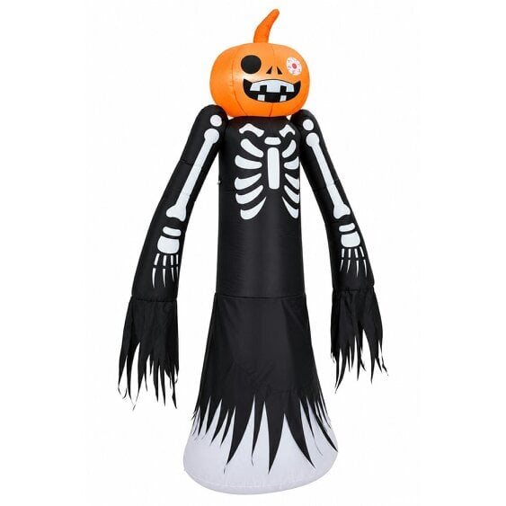 Neo Halloween Inflatable Pumpkin Skeleton with LED Lights 2.7 Metre