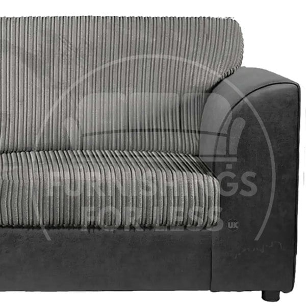 Luxor Full Jumbo Cord 3 Piece Suite - Full Back - 3