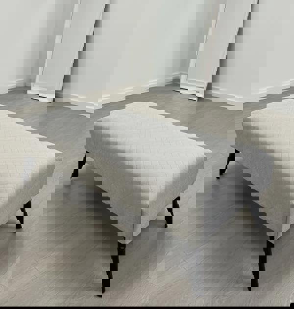 ISTOOLS Premium Stitched Footstool Bench & Coffee Table – Non-Storage