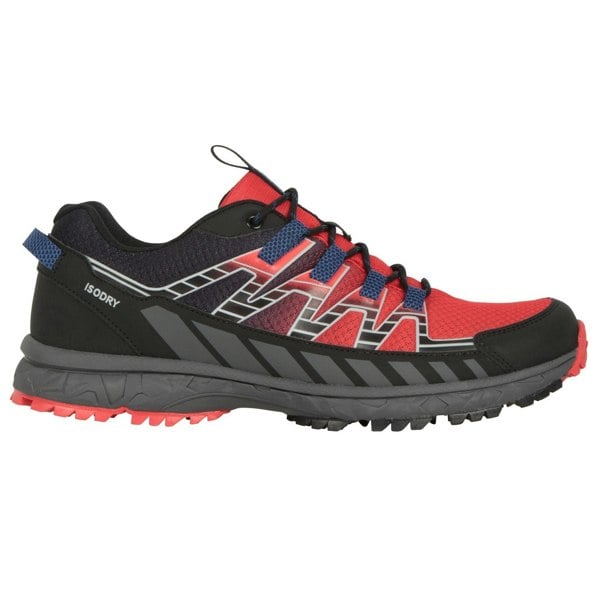 Mountain Warehouse Mens Enhance Trail Waterproof Running Trainers - Active Red