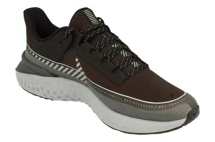 Nike Legend React 2 Shield Mens Bq3382 001 - Black Reflect Silver Dark Grey 001 - Photo 3