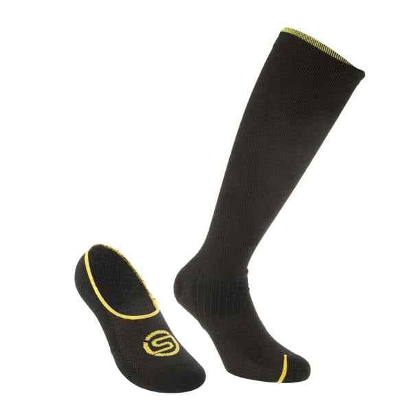 Skins Unisex Adult Series-3 Travel Socks - Black - 