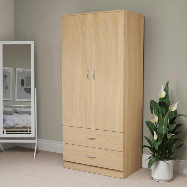 Vida Designs Riano 2 Door 2 Drawer Wardrobe