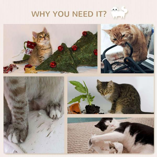 Cats using a grey wall-mounted cat tree with platforms and scratching posts