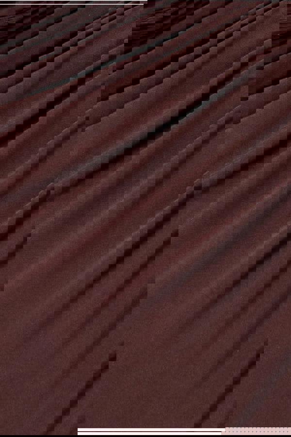 Gathered Cowl Asymmetric Mesh And Soft Touch Maxi Dress - Brown DR4800