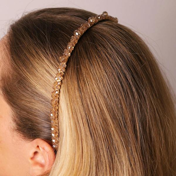 Gold Trip Bronze Crystal Headband