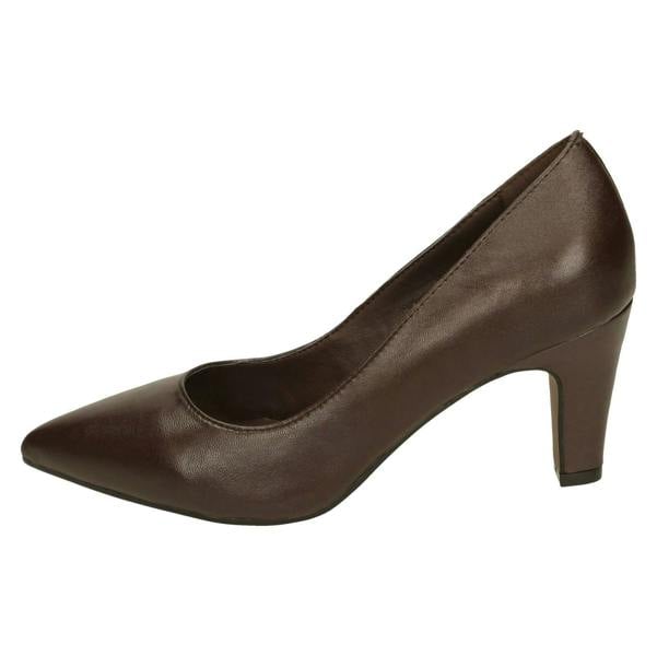 Leather Collection Ladies Leather Collection Court Shoes