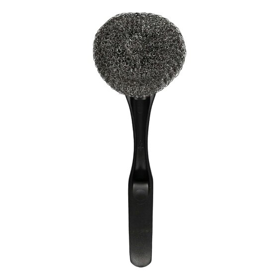 Dishmatic Scrubbee Solid Steel Handle Stainless Steel Scourer Head, 1 count