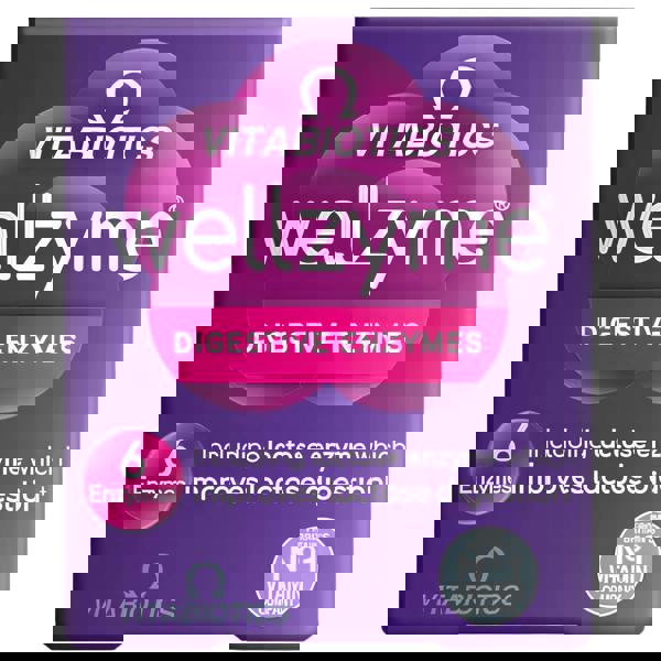 Vitabiotics Wellzyme Digestive Enzymes Capsules x 60