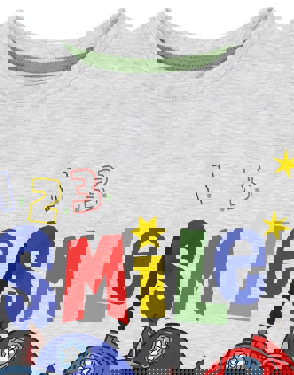 Paw Patrol Boys Grey Short Sleeve Long Leg Pyjama Set