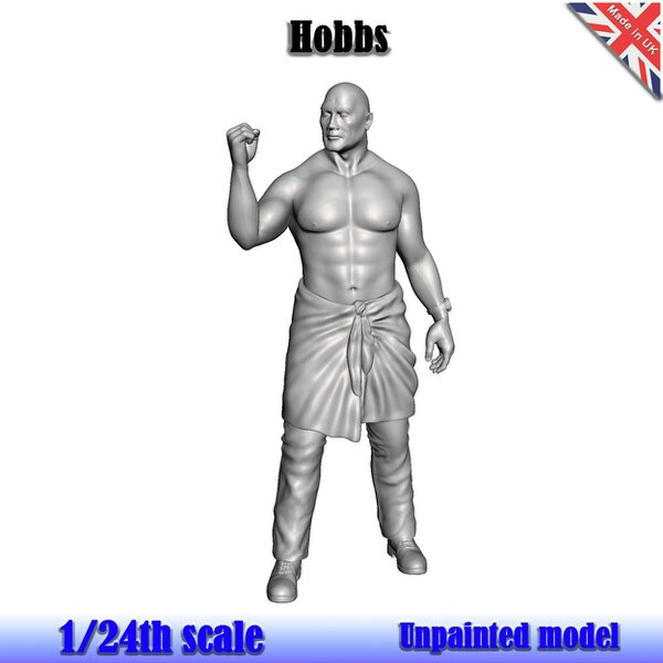MCSlots Hobbs & Shaw Hobbs Unpainted Figure 1:24 Scale Wasp Hob 24