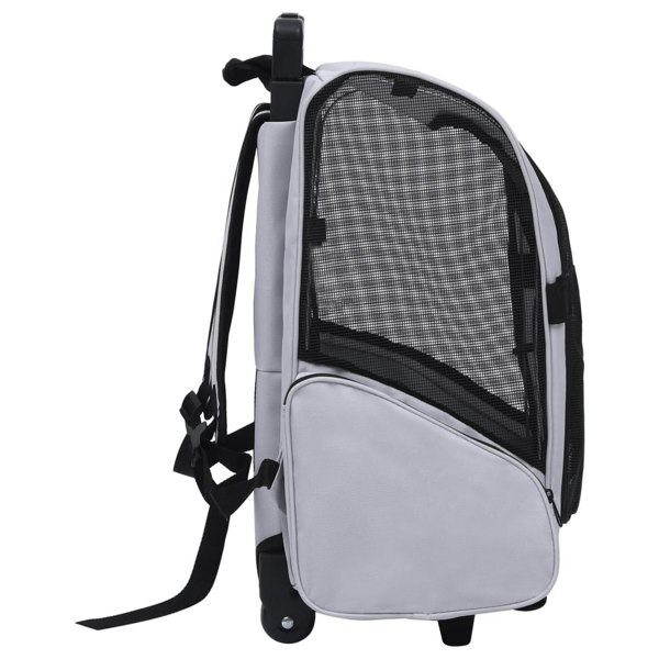 Berkfield Foldable Multipurpose Pet Trolley Grey