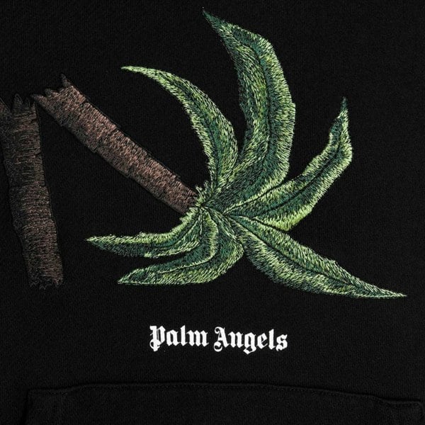 Palm Angels Broken Palm Hoodie - Black