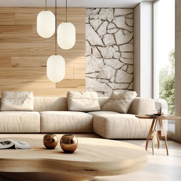 Milagro Pendant Light Alias Gold 3xE14 Circle