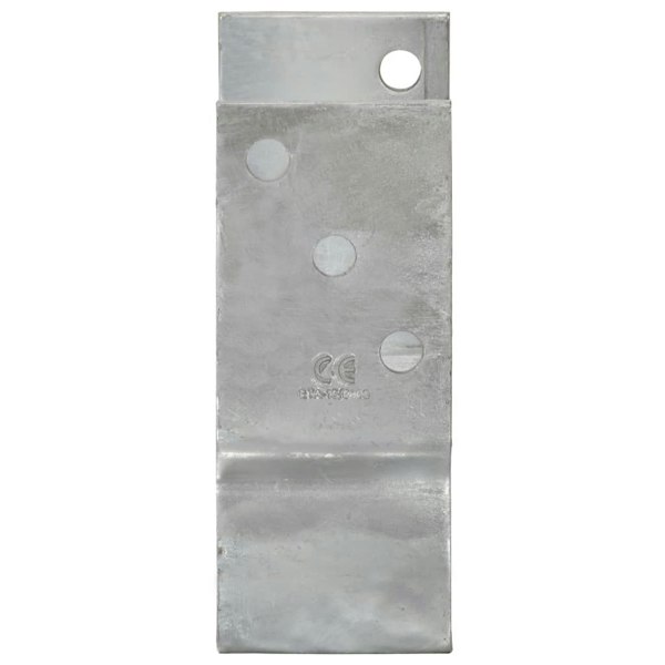 Berkfield Fence Anchors 6 pcs Silver 14x6x15 cm Galvanised Steel