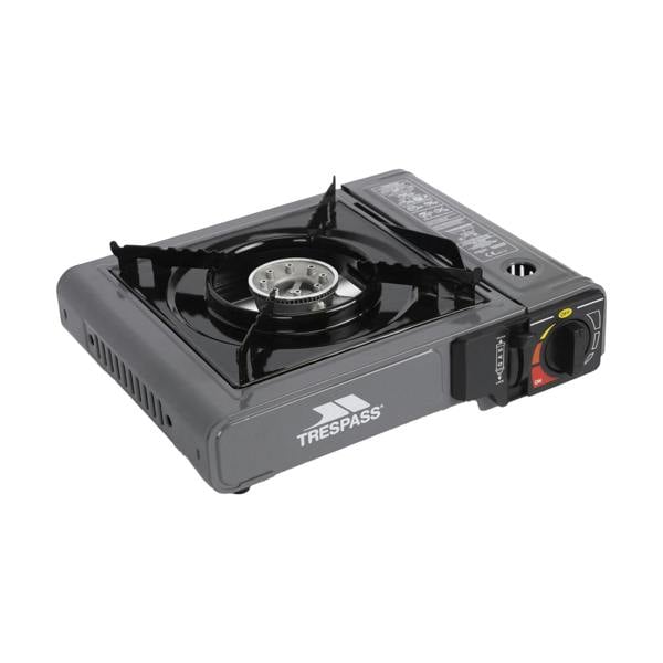 Trespass Forna Camping Gas Stove - Black - 