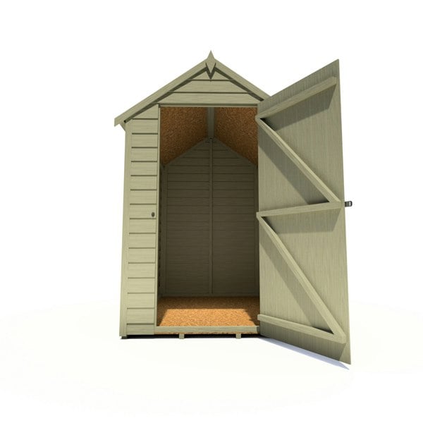 Shire Overlap 6x4   Economy Pressure Treated Storage Shed - Best Shed