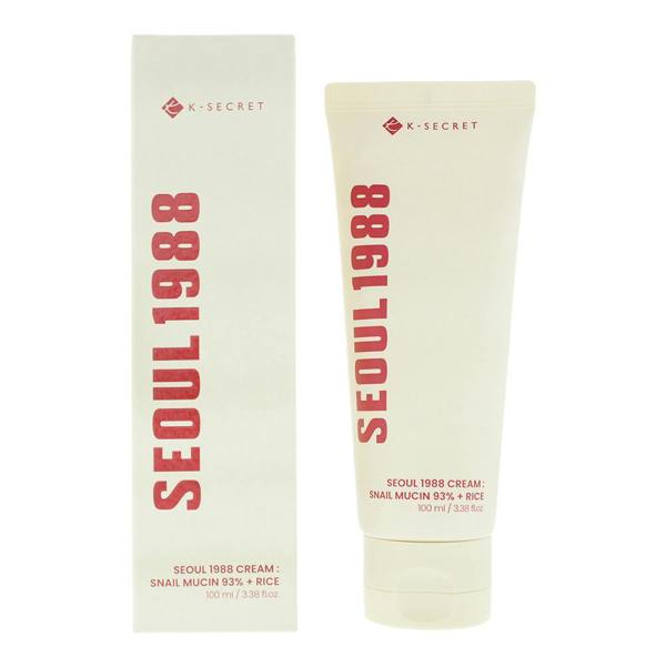 K-Secret Seoul 1988  Snail Mucin 93% + Rice Face Cream 100ml