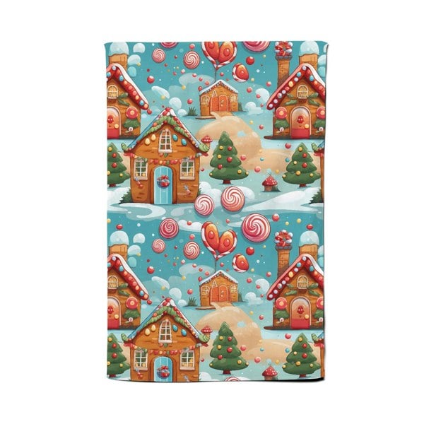 Warren Reed Christmas Gingerbread House Tea Towel