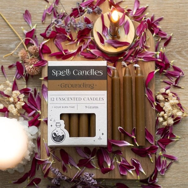 Serano Pack of 12 Grounding Spell Candles