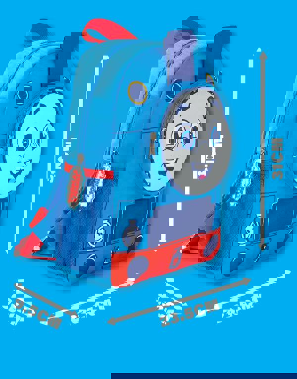 Thomas and Friends Unisex Kids Blue 3D Face Pocket Backpack (One Size)