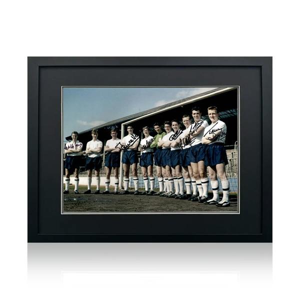 Tottenham Hotspur 1961 Squad Signed By 7 Image 2 Deluxe Mount Frame