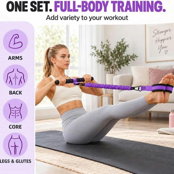 Leaper Pedal Resistance Band Adjustable 3 Tubes