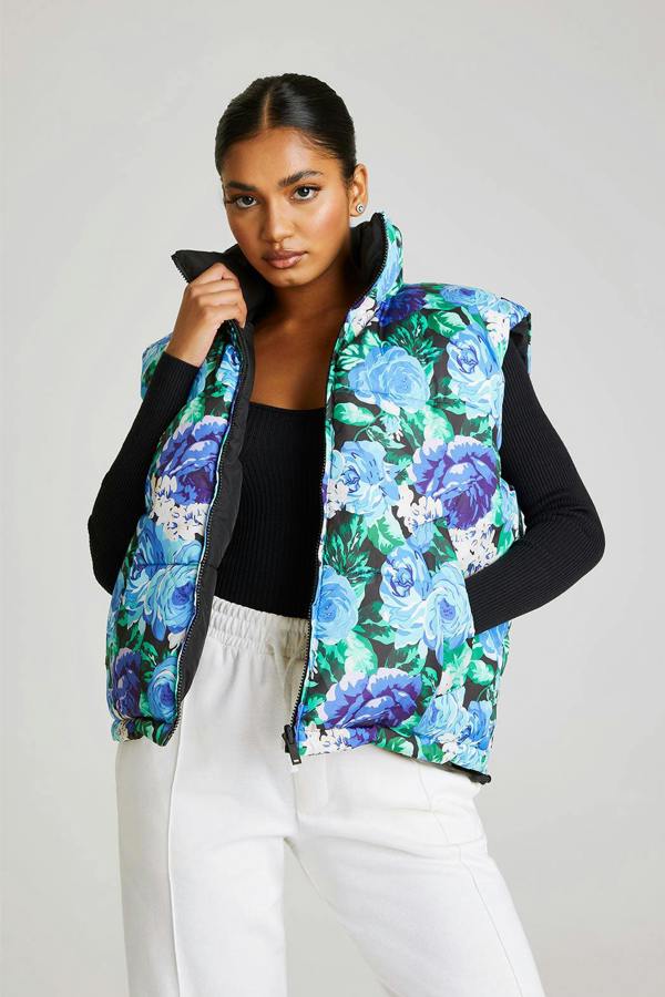 Urban Bliss Floral Reversible Gilet