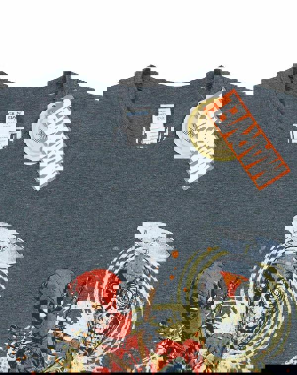 Marvel Mens Grey Deadpool Short Sleeved T-Shirt