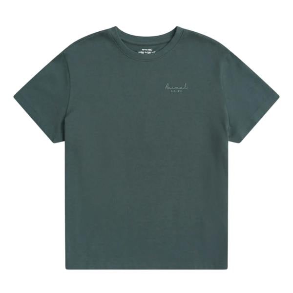 Animal Womens/Ladies Grace Heavyweight Relaxed Fit Short-Sleeved T-Shirt - Charcoal - 