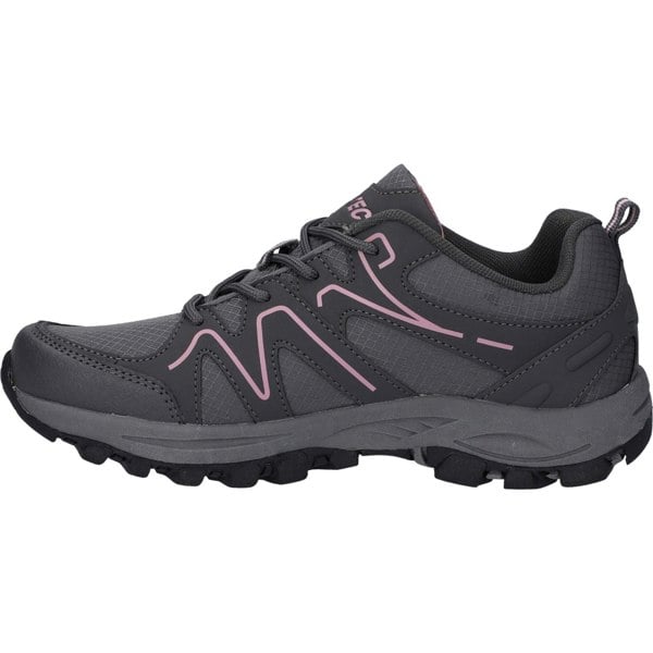 Hi-Tec Maine Polyester Women's Steel Grey Charcoal Hiking Boots